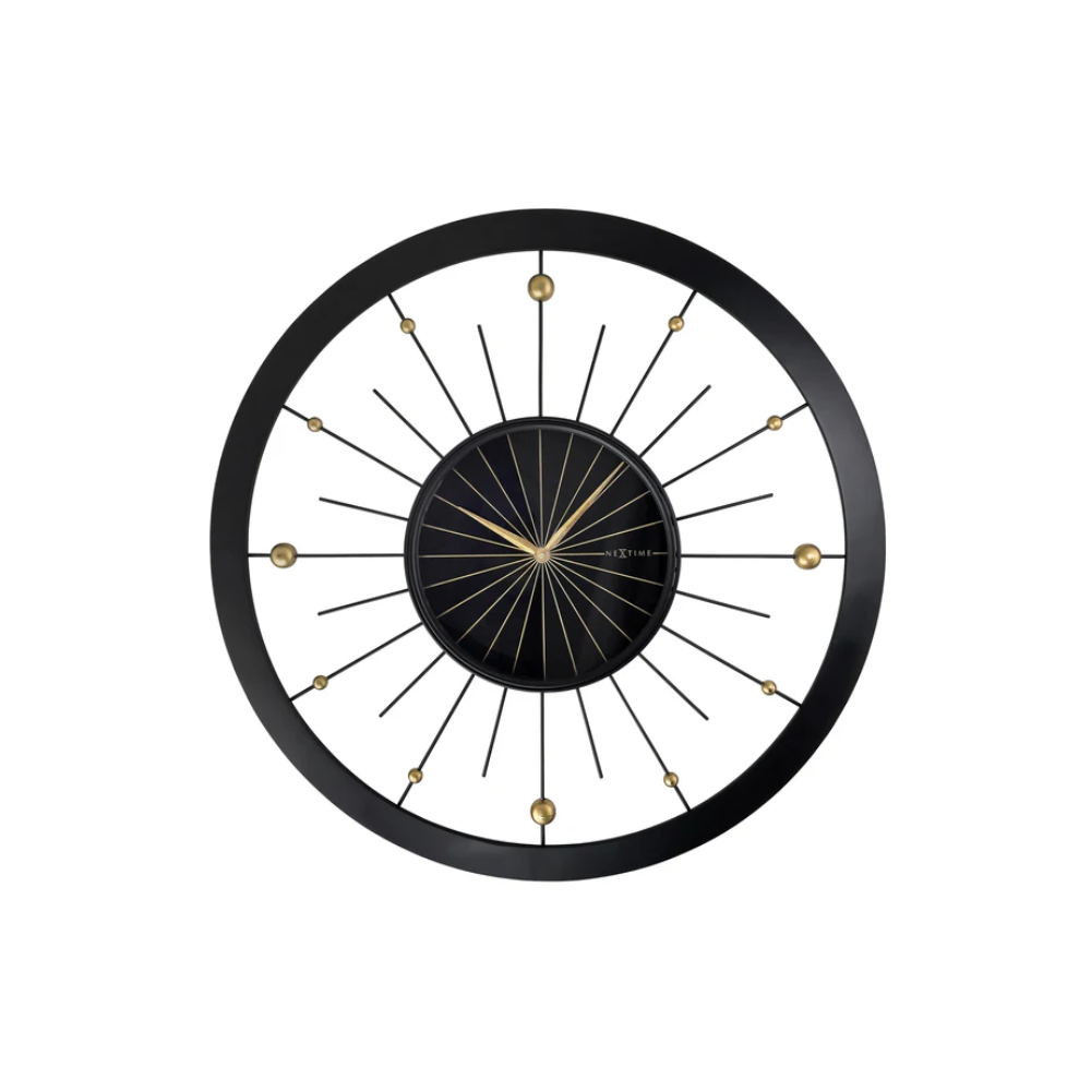 Clocks - Orbit Large Silent Black Metal
