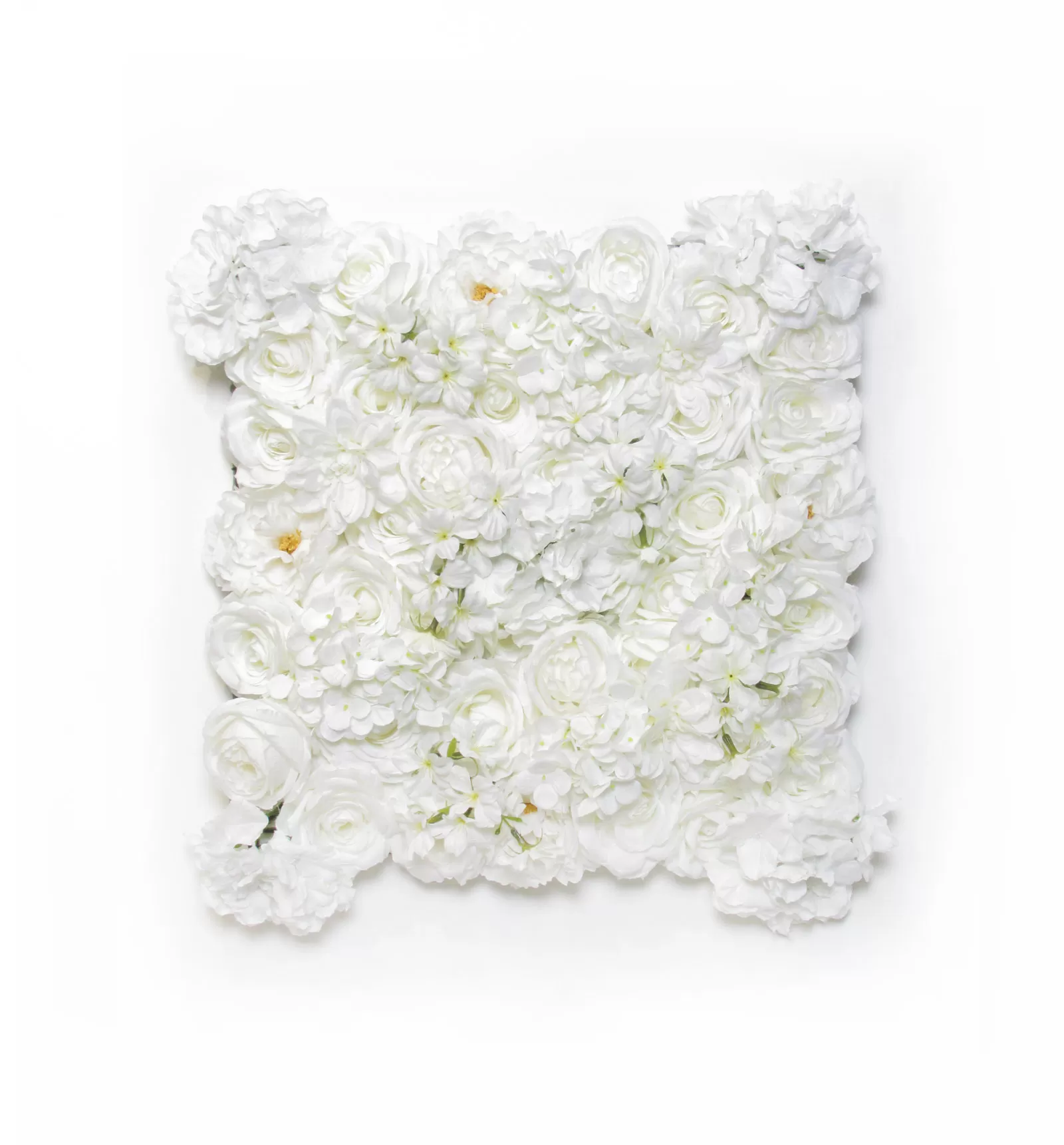 Artificial Hedges - White Flower 50x50 cm